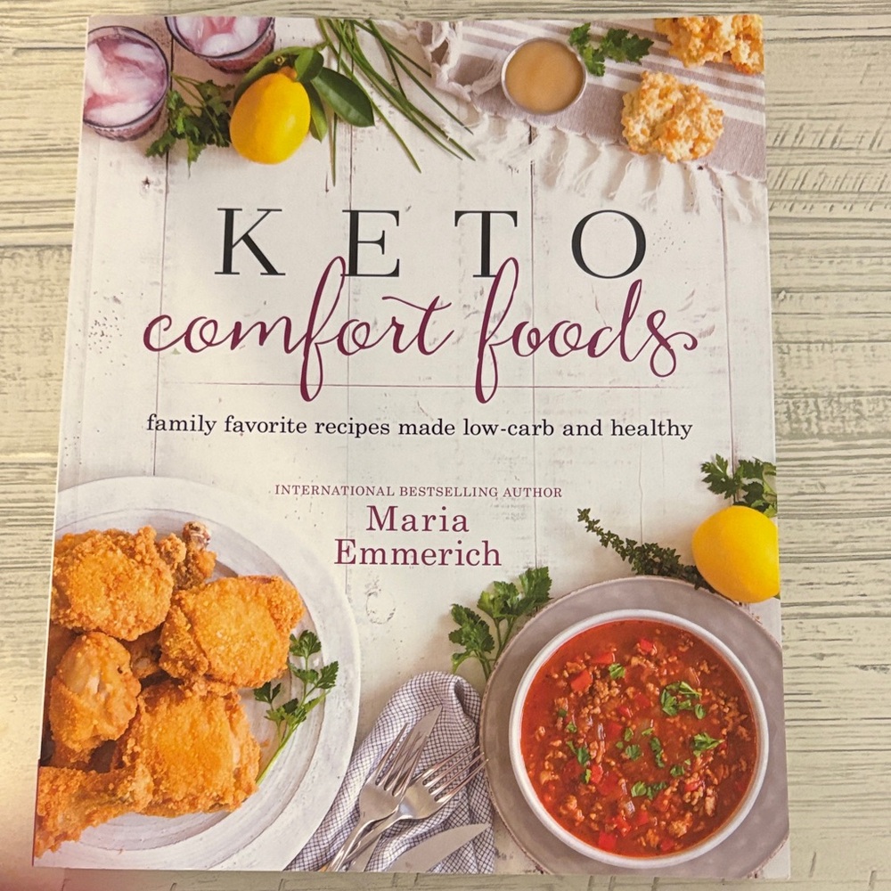 Keto Comfort Foods by - White Cover